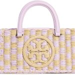 Tory Burch Women's Ella Hand Crocheted Checkered Top Handle Bag-0