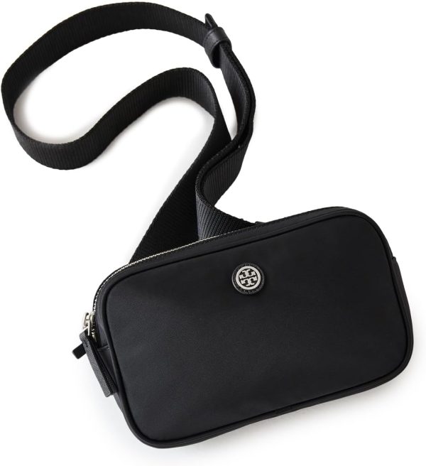 Tory Burch Women's Virginia Belt Bag, Black, One Size-0