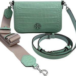 Tory Burch Women's Pebbled Leather Thea Flap Crossbody Shoulder Bag-0