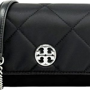 Tory Burch Women's Willa Small Quilted Nylon Chain Wallet Crossbody Bag-0