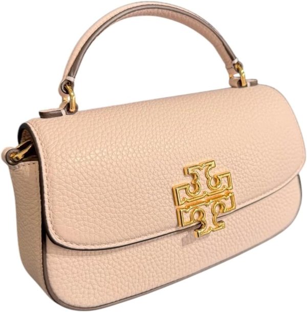 Tory Burch Britten Mini Top Handle Leather Crossbody Bag-2