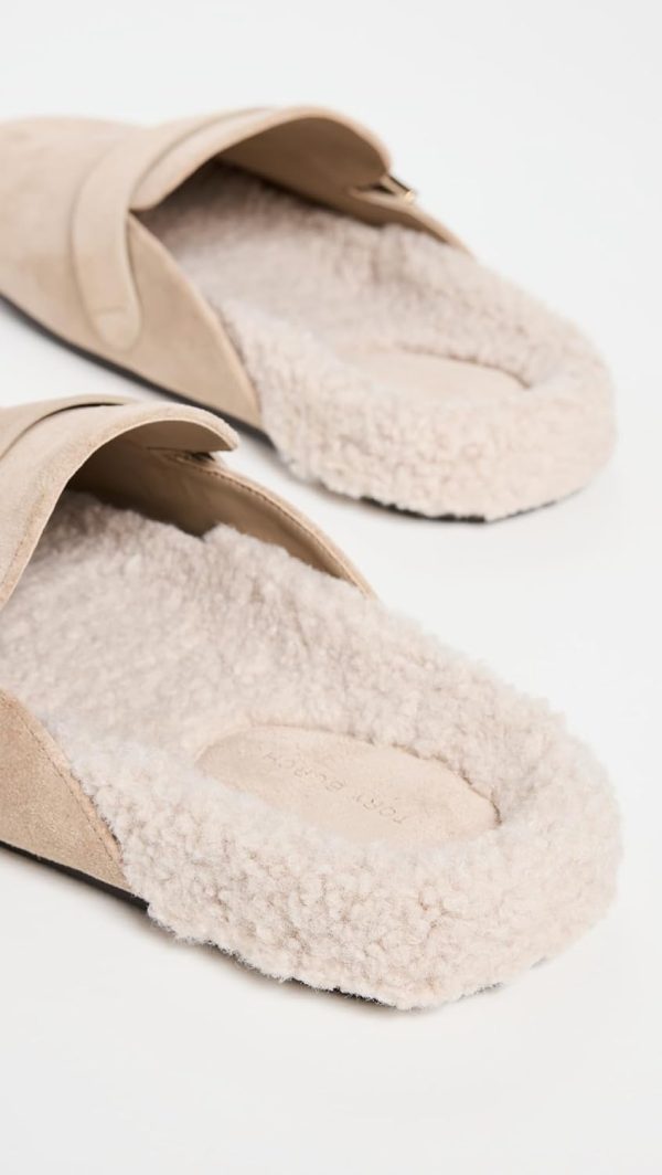 Tory Burch Women's Mellow Sherpa Mules-2