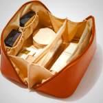 EACHY Travel Makeup Bag - Large Waterproof Cosmetic Organizer for Women