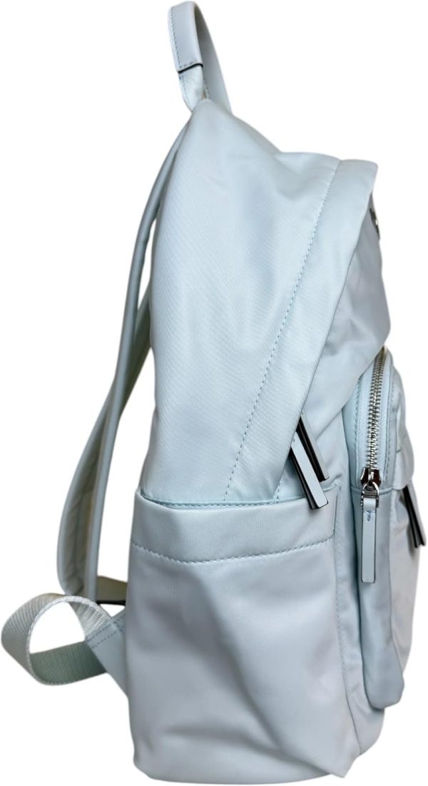 Tory Burch Women's Ella Nylon Backpack With Silver Tone Hardware (Summit) sora