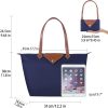 Women's Waterproof Nylon Tote Bag - Stylish Folding Shoulder Bag for Work & Travel toteme coat