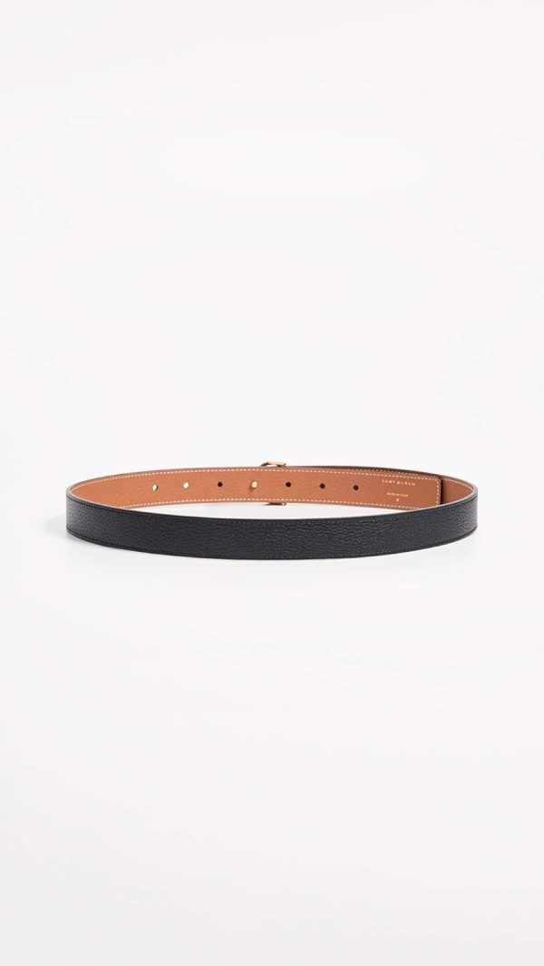 Tory Burch Women's 1" Miller Reversible Belt-3