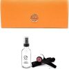 Tory Burch Large Orange Triangular Sunglass Case + Bundle with eSHADES Luxury Eyewear Kit-0