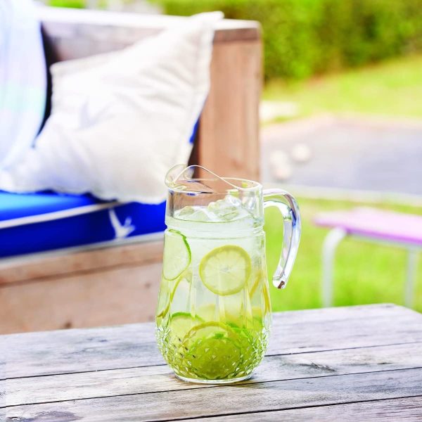 Eclat Cristal D'Arques Longchamp Crystal Jug, 17.6 x 14.1 x 24.6 cm dealmoon