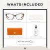 Tory Burch TY2079 SQUARE Shape Eyeglasses with eSHADES Luxury Eyewear kit Bundle-4