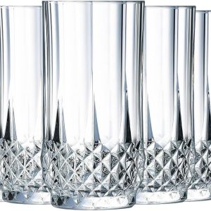 Cristal d'Arques Paris Longchamp 36cl Set of 6 Crystal Glasses cristal room