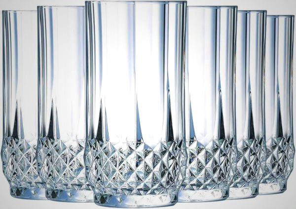 Cristal d'Arques Paris Longchamp 6-Piece 36cl Crystal Glass Set