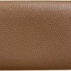 Tory Burch Women's Britten Pebble Leather Envelope Wallet (Moose)-2
