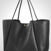 Oversized PU Leather Tote Bag for Women - Lightweight Weekender Shopper