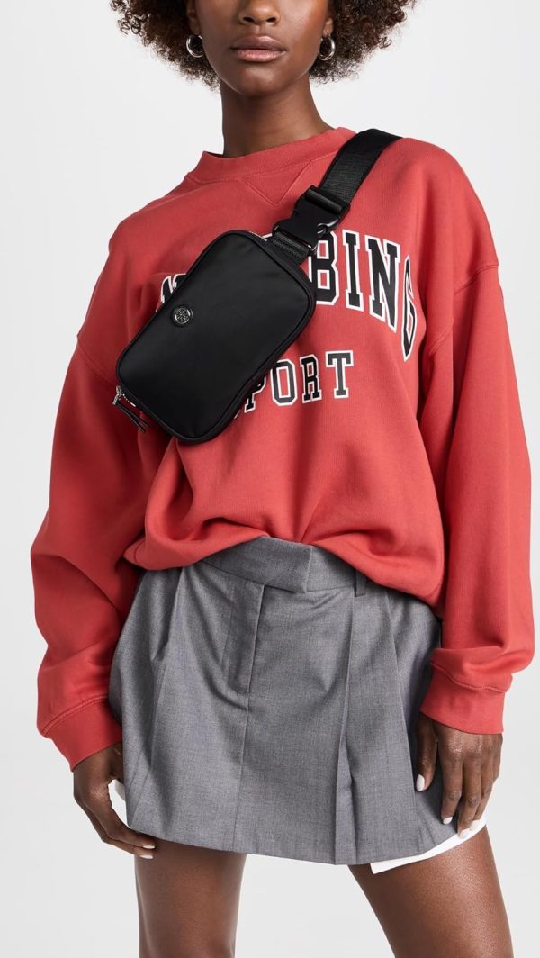 Tory Burch Women's Virginia Belt Bag, Black, One Size-2