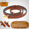 Longchamp Mini XS Bag Organizer with Leather Strap - Punch-Free Design