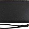 Tory Burch Women's Emerson Zip Continental Wallet (Black) steam
