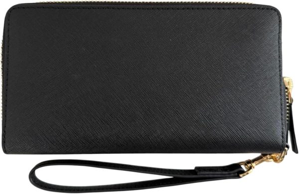 Tory Burch Women's Emerson Zip Continental Wallet (Black) steam