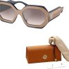 Tory Burch TY7192U Hexagonal Sunglasses for Women +BUNDLE with ACCESSORY EYEWEAR KIT sunglasses women