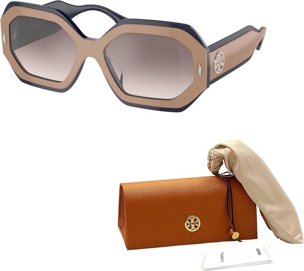 Tory Burch TY7192U Hexagonal Sunglasses for Women +BUNDLE with ACCESSORY EYEWEAR KIT sunglasses women