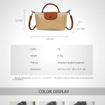 Quilted Crossbody Bags for Women - Mini Handbags in Brown, Khaki, Off-White