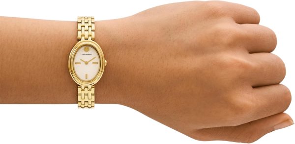 Tory Burch Women's Oval Stainless Steel Bracelet Watch-3