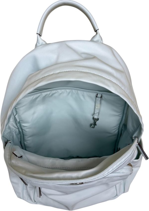 Tory Burch Women's Ella Nylon Backpack With Silver Tone Hardware (Summit)-3