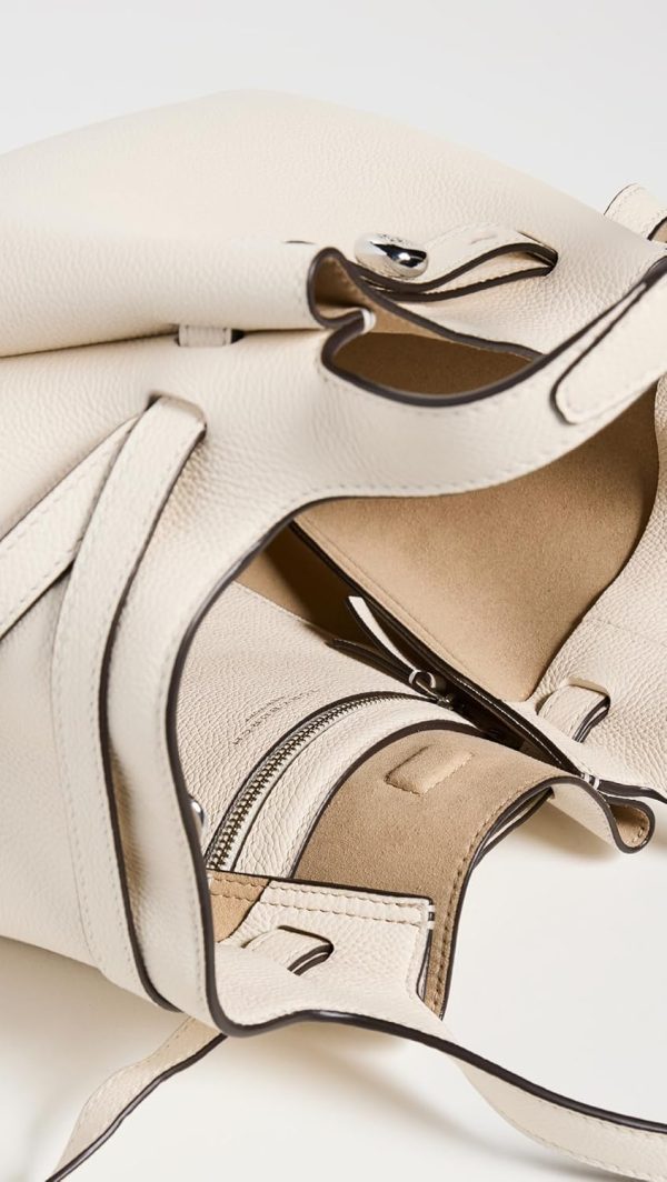 Tory Burch Women's Romy Pebbled Satchel-4