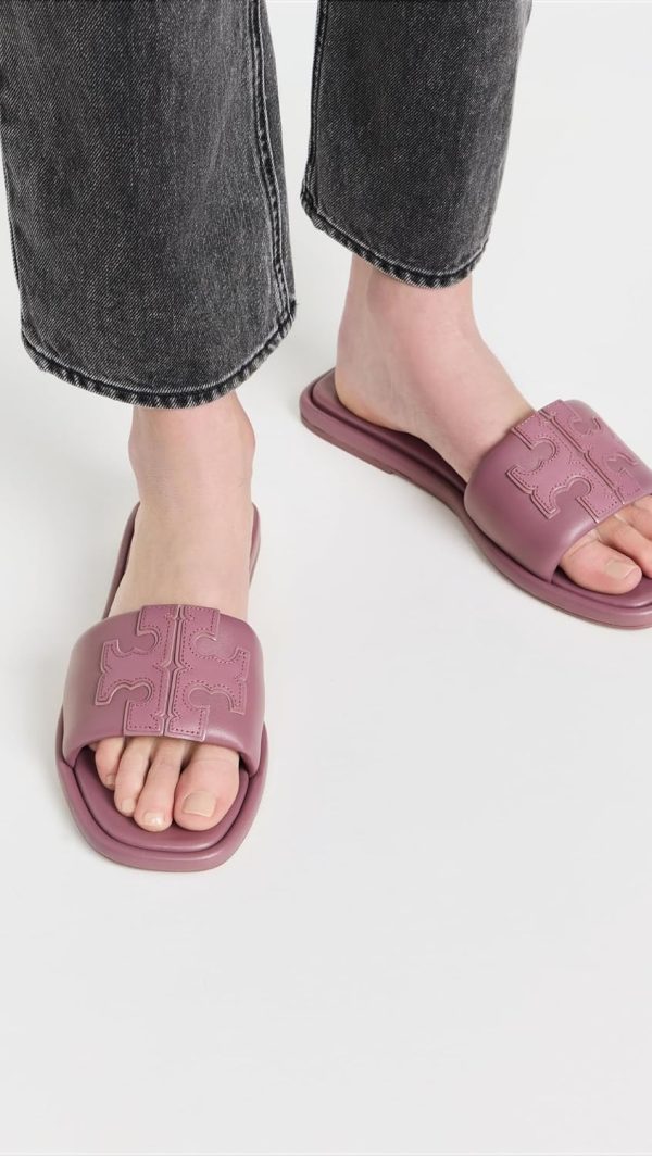 Tory Burch Women's Double T Sport Slides-2
