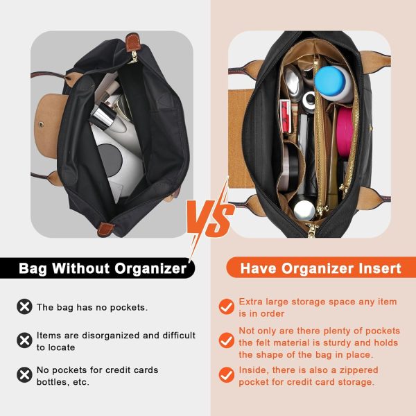 Dupont Paper Purse Organizer Insert for Longchamp Le Pliage M Bag pursed lip breathing