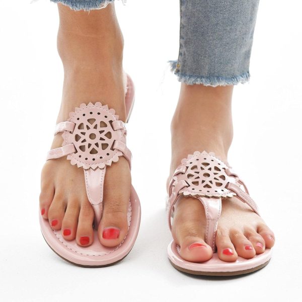 katliu Women's Flat Sandals Flip Flop Sandals Comfortable Dressy Thong Sandals sandals royal bahamian