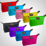 YAODHAOD Waterproof Makeup Bag Bulk - 9 Color Toiletry Pouch with Zipper