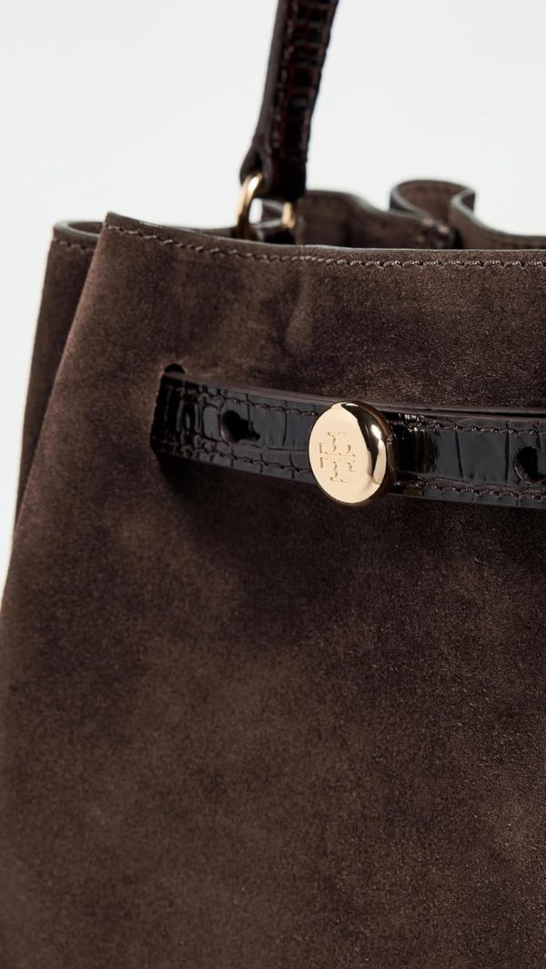 Tory Burch Women's Romy Suede Bucket Bag-3