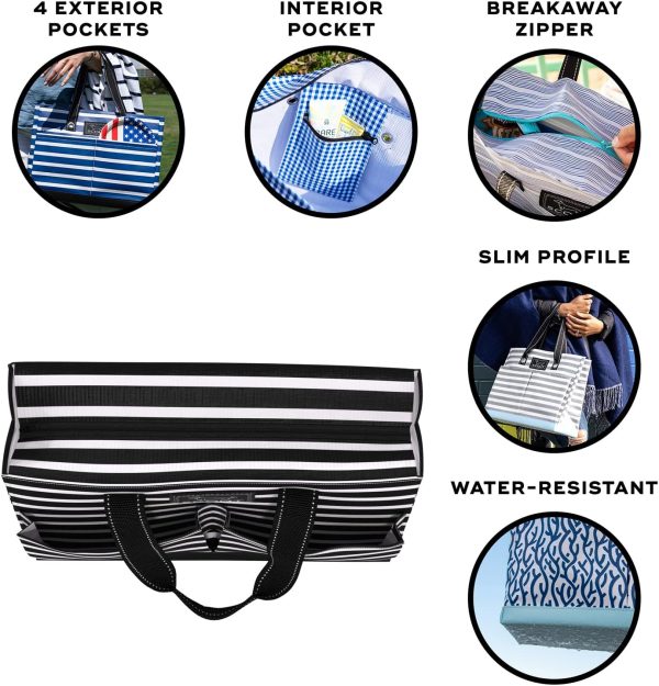 SCOUT Uptown Pocket Tote - Medium Multi-Use Bag for Women, Nurses, Teachers toteme coat