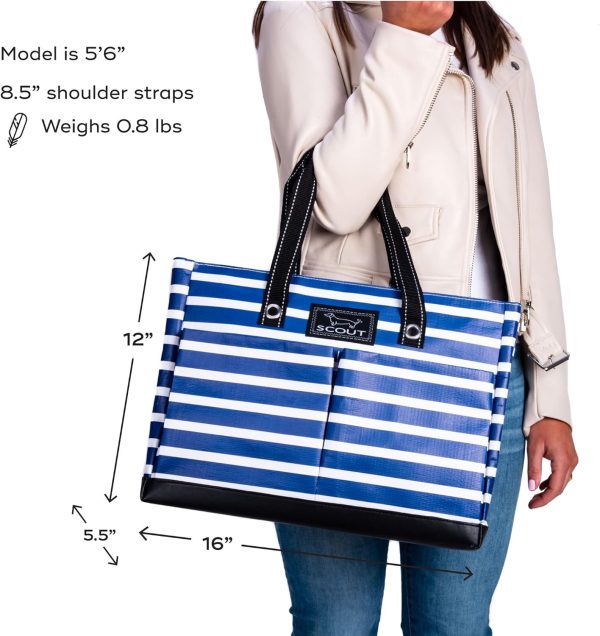 SCOUT Uptown Pocket Tote - Medium Multi-Use Bag for Women, Nurses, Teachers pocketbase