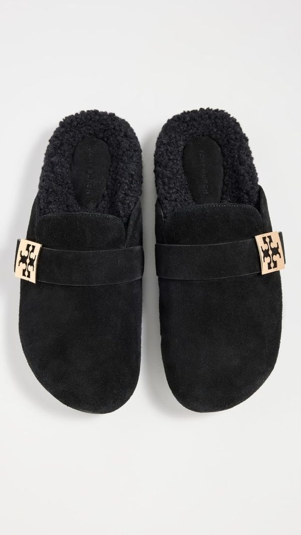 Tory Burch Women's Mellow Sherpa Mules-4