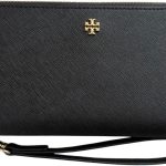 Tory Burch Women's Emerson Zip Continental Wallet (Black) emerson college ranking