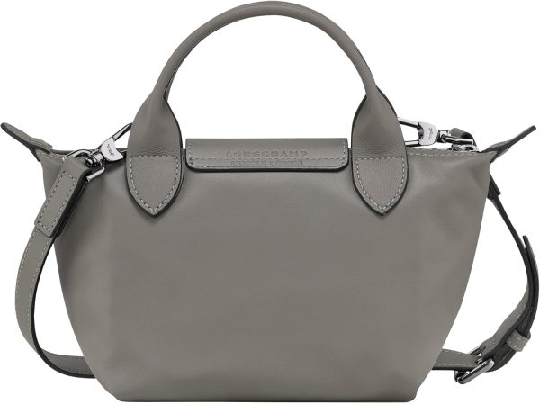 Longchamp Le Pliage X-Small Xtra Leather Tote Shoulder Bag in Turtledove pliage xtra