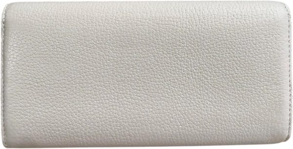 Tory Burch Women's Britten Pebble Leather Envelope Wallet (Delicate Pink)-4