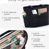 BAGSMART Tote Bag for Women, Lightweight Puffy Tote Bag with Compartments Shoulder Bag Handbag for Travel, Work, Gym-3
