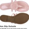 katliu Women's Flat Sandals Flip Flop Sandals Comfortable Dressy Thong Sandals-4