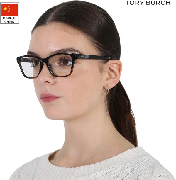 Tory Burch TY2110U RECTANGLE Shape Eyeglasses with eSHADES Luxury Eyewear kit Bundle-5
