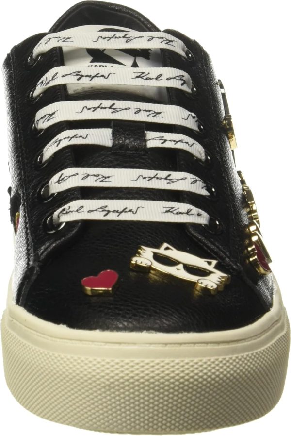 Karl Lagerfeld Womens Cate Pins Lace Up Platform Sneaker-1