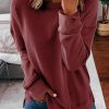Dokotoo Women's Casual Crew Neck Sweatshirt Loose Soft Long Sleeve Pullover Tops-1