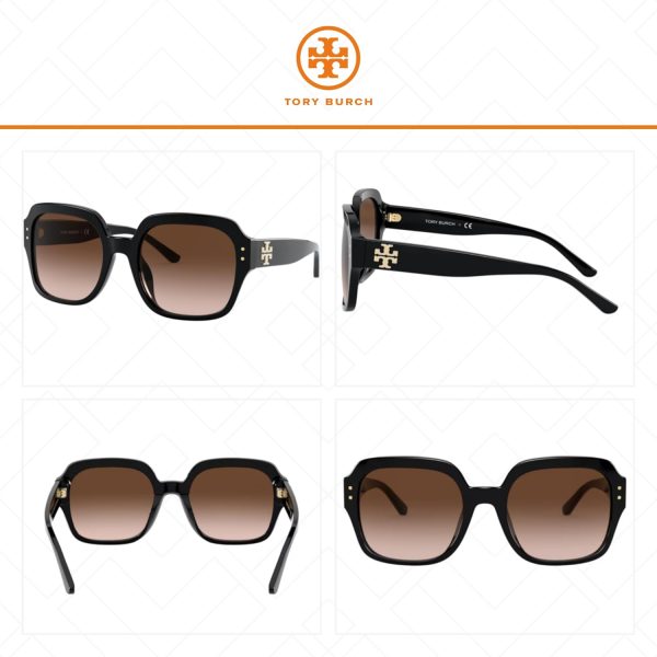 Tory Burch TY7143U Extra Large Square Sunglasses for Women +BUNDLE with ACCESSORY EYEWEAR KIT tory burch bag