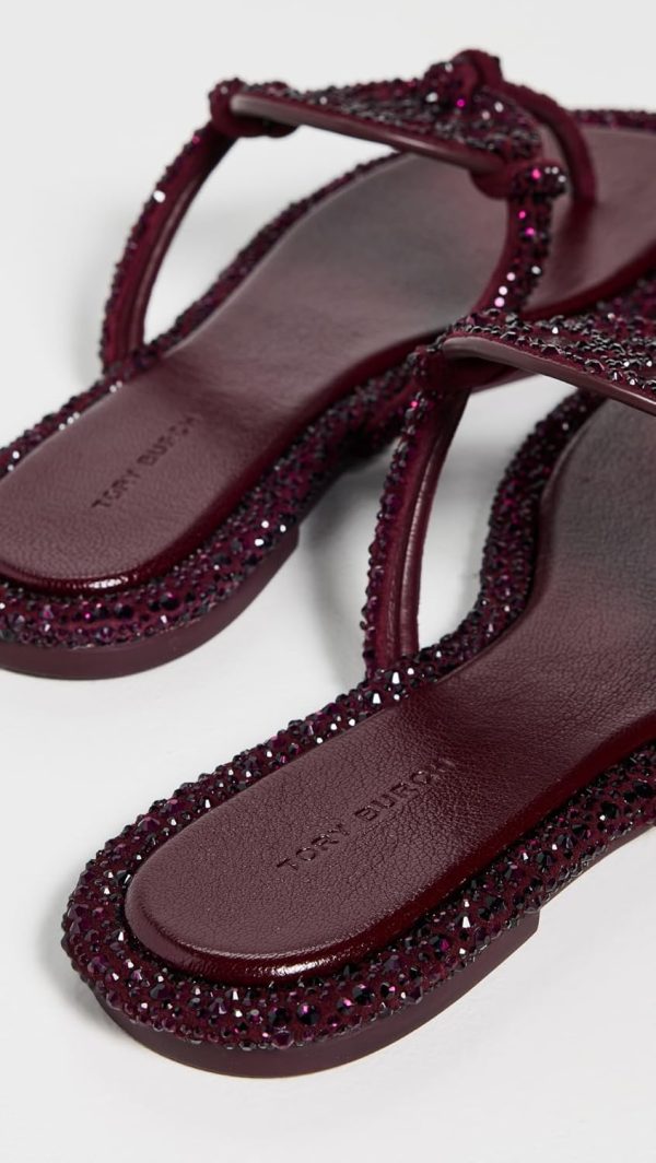 Tory Burch Women's Miller Knotted Pave Sandals-3