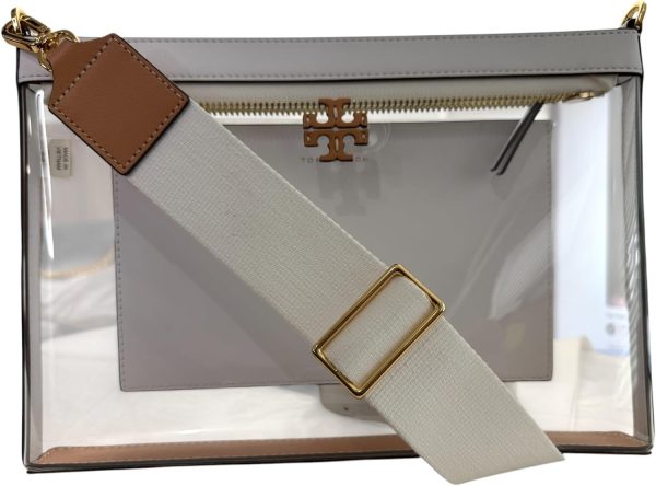 Tory Burch Womens 148314 Blake Swingpack Pebbled Leather Crossbody Shoulder Bag,-5