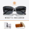 Tory Burch TY7198U Butterfly Sunglasses for Women +BUNDLE with ACCESSORY EYEWEAR KIT-1
