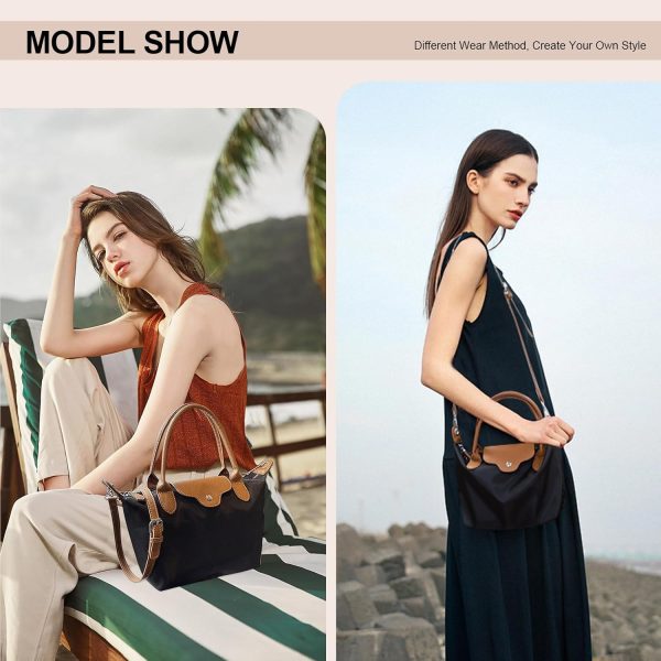 Long Keeper Mini Crossbody Bag for Women Casual Lightweight Small Nylon Tote Bag Ladies Shoulder Purses & Handbags With Strap-4
