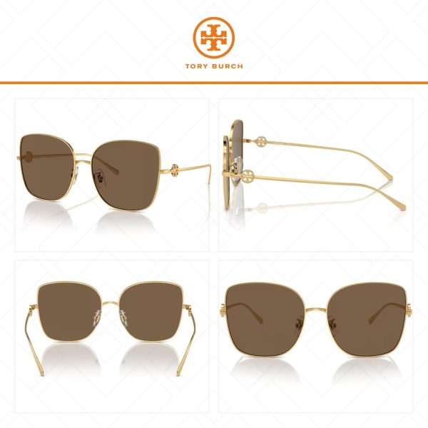 Tory Burch TY6106D Cateye Sunglasses for Women +BUNDLE with ACCESSORY EYEWEAR KIT ty6106d cateye sunglasses