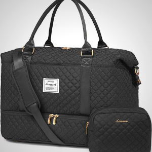 LOVEVOOK Travel Duffle Bag for Women with Shoe & Toiletry Compartments